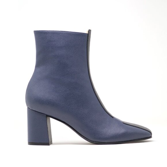 Sylven New York Jayne Apple Leather Boot - Navy and Black (US 6) - Picture 3 of 5